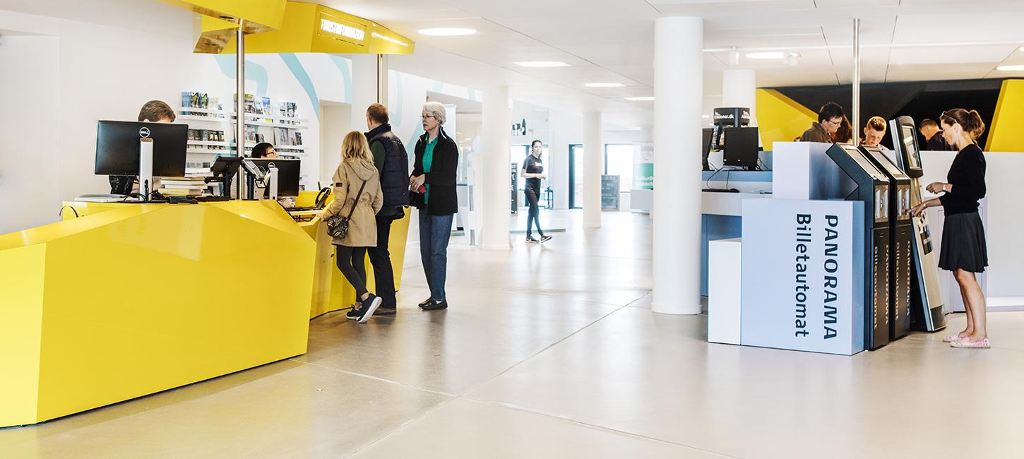 Turistinformationen i Middelfart ligger på Kulturøen