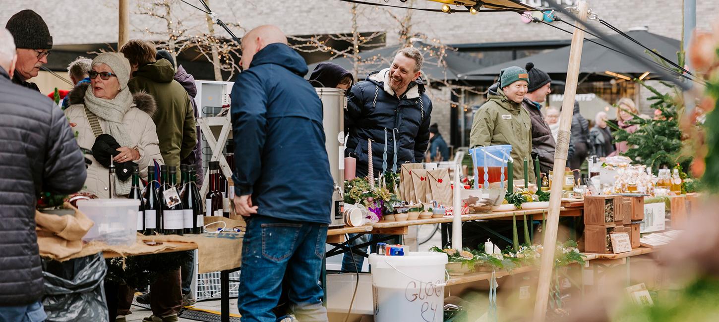 Julemarked i Middelfart - hygge på Nytorv