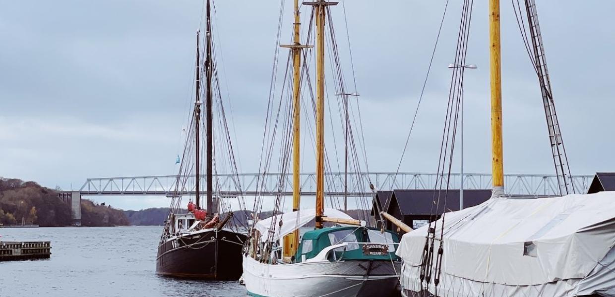 Skibe i Gammel Havn i Middelfart
