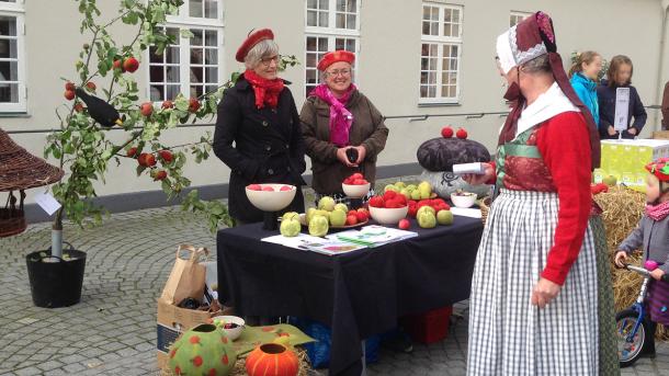 Mød byens æbleavlere på Torvet i Middelfart
