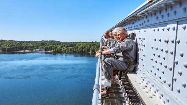Ro til at nyde udsigten fra den Gamle Lillebæltsbro