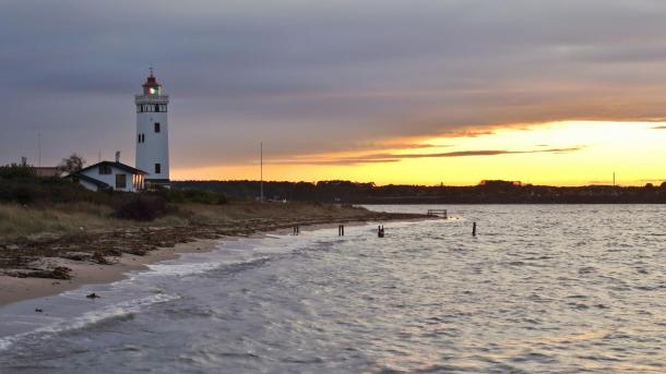 Lillebæltstien ved Strib Fyr i Middelfart