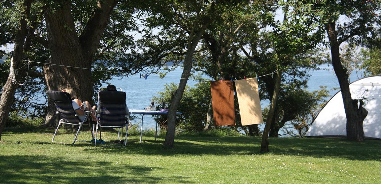 Nyd roen på en af de mange Camping Pladser ved Middelfart