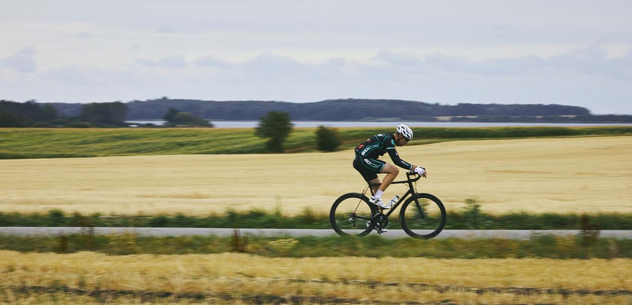 Landevejene omkring Middelfart - oplagt område for cykelryttere.