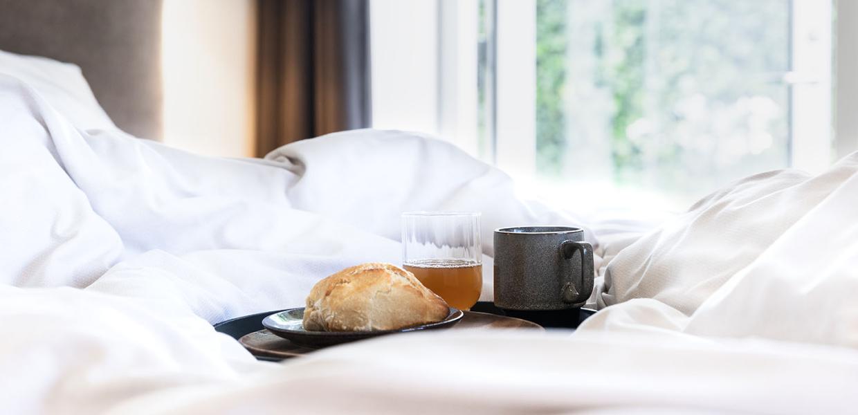 Værelse på Hotel Sixtus i Middelfart