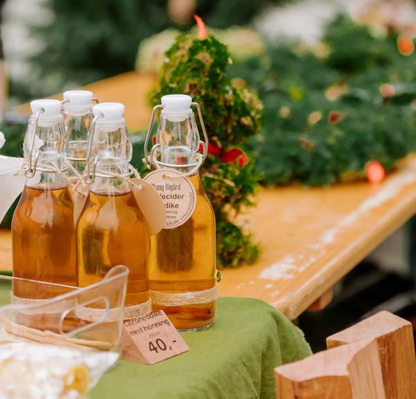 Julemarked på Nytorv i Middelfart