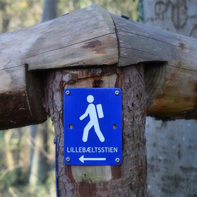 Prøv stien der løber langs vandet ved Lillebælt - Midelfart