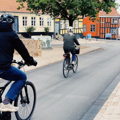 Et par der cykler i Middelfart
