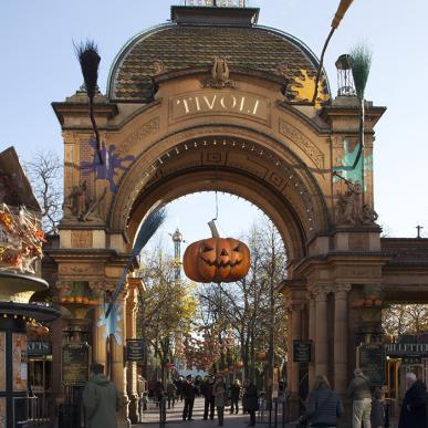 Tivoli i København - Den flotte hovedindgang