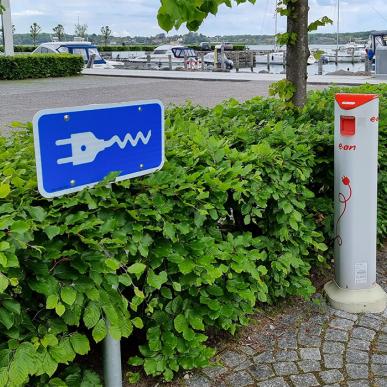 Ladestander parkering ved Kulturøen i Middelfart
