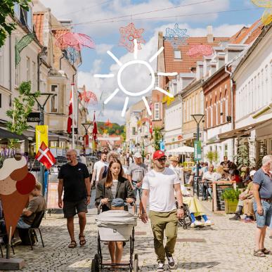 Sommerstemning i  Middelfart
