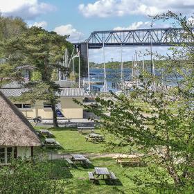 Idyllisk stemning ved Kongebro i Middelfart