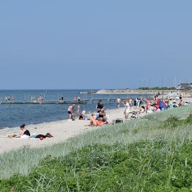 Dejlig sandstrand ved Varbjerg