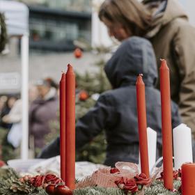 Julemarked på Nytorv i Middelfart