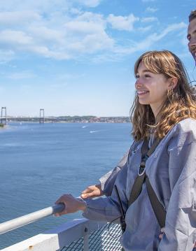 Bridgewalking i Middelfart - en oplevelse i 60 meters højde